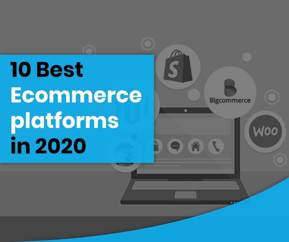10 Best E-commerce Platforms this 2020 (Laptop with showing various e-commerce platform)